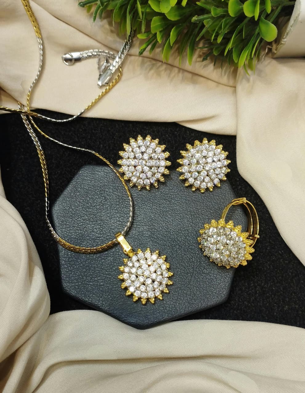 Combo Set Jadao Stone With Chain