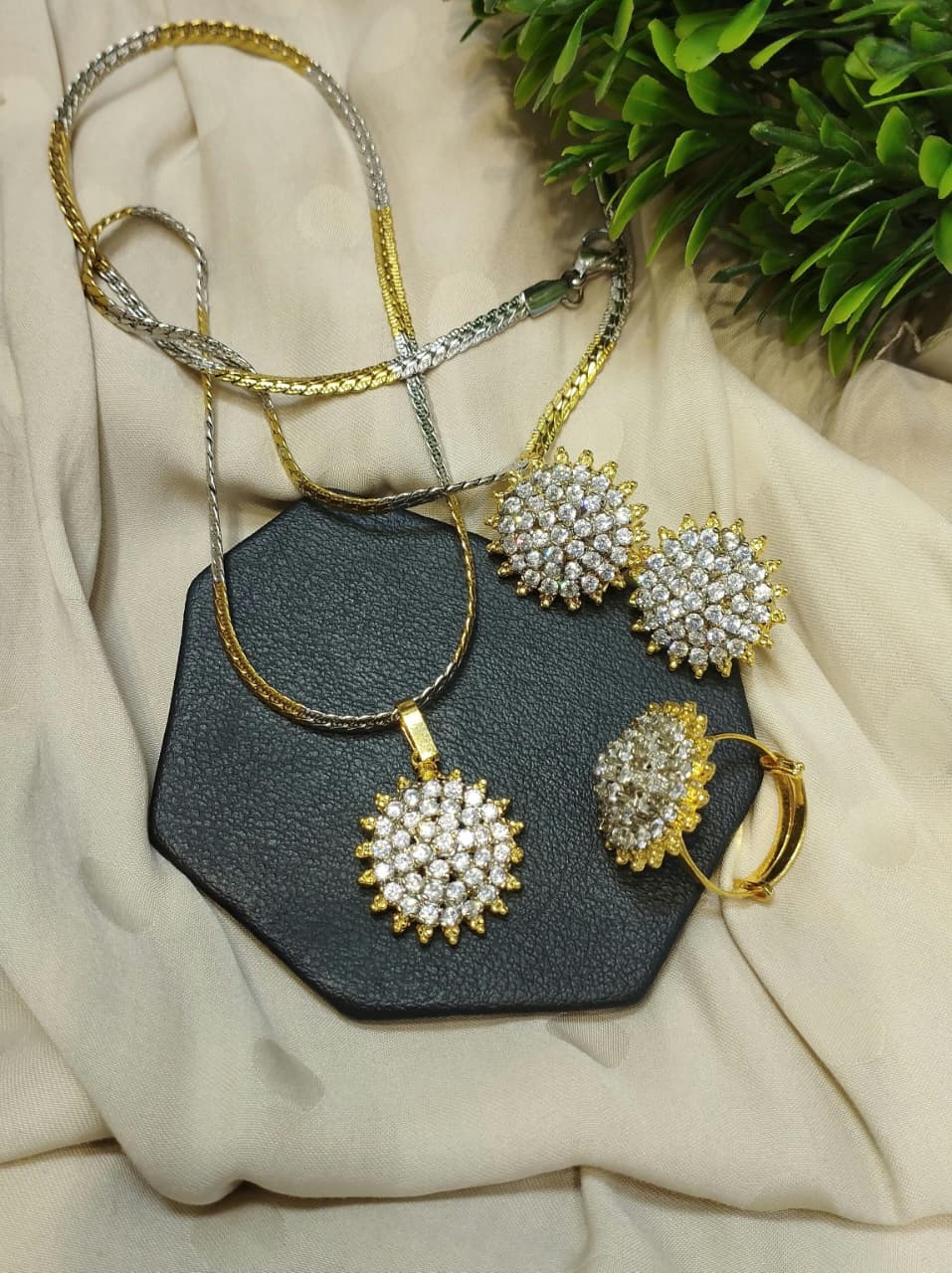 Combo Set Jadao Stone With Chain