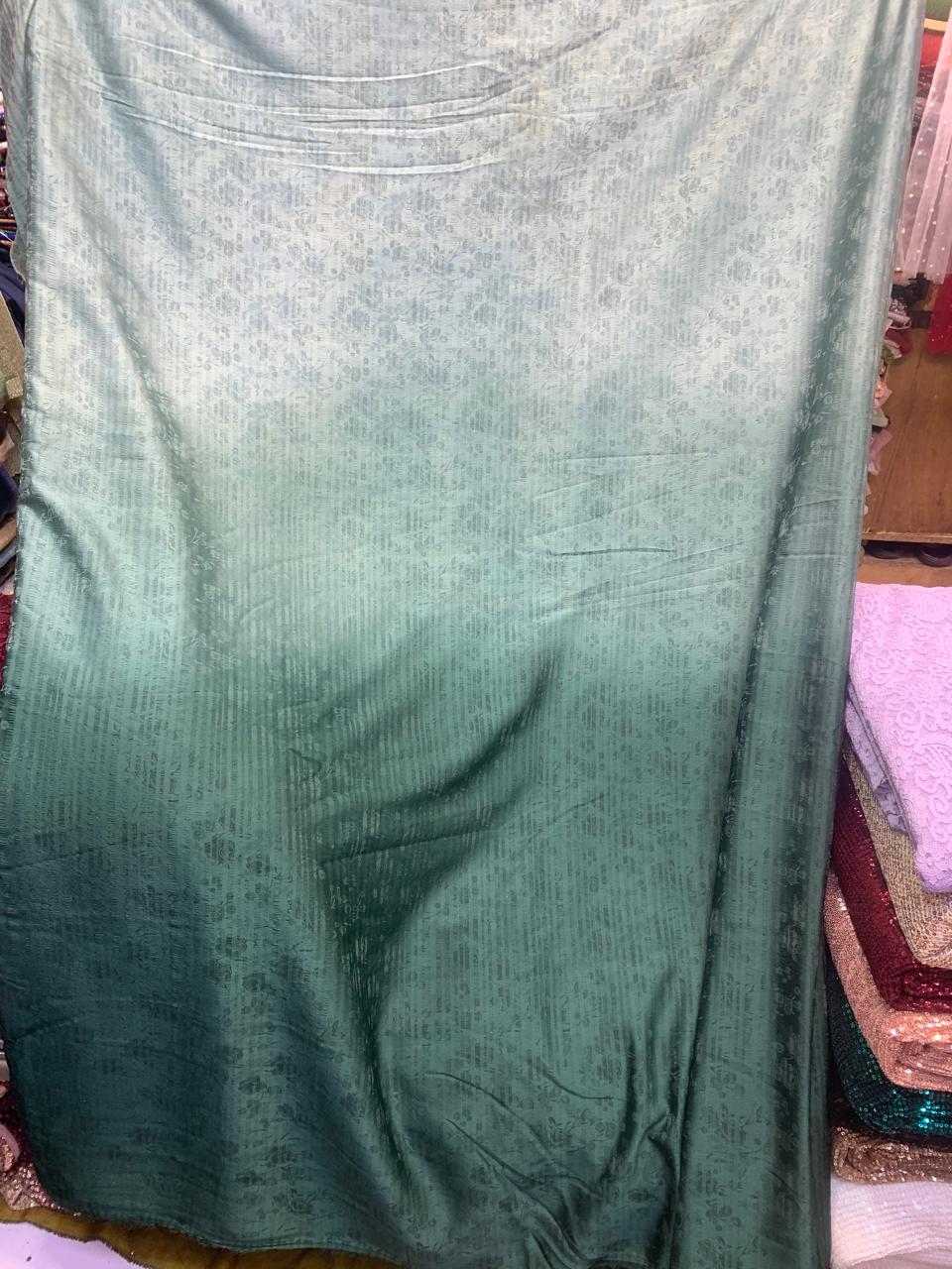 Jacquard Silk Fabric Double Shade