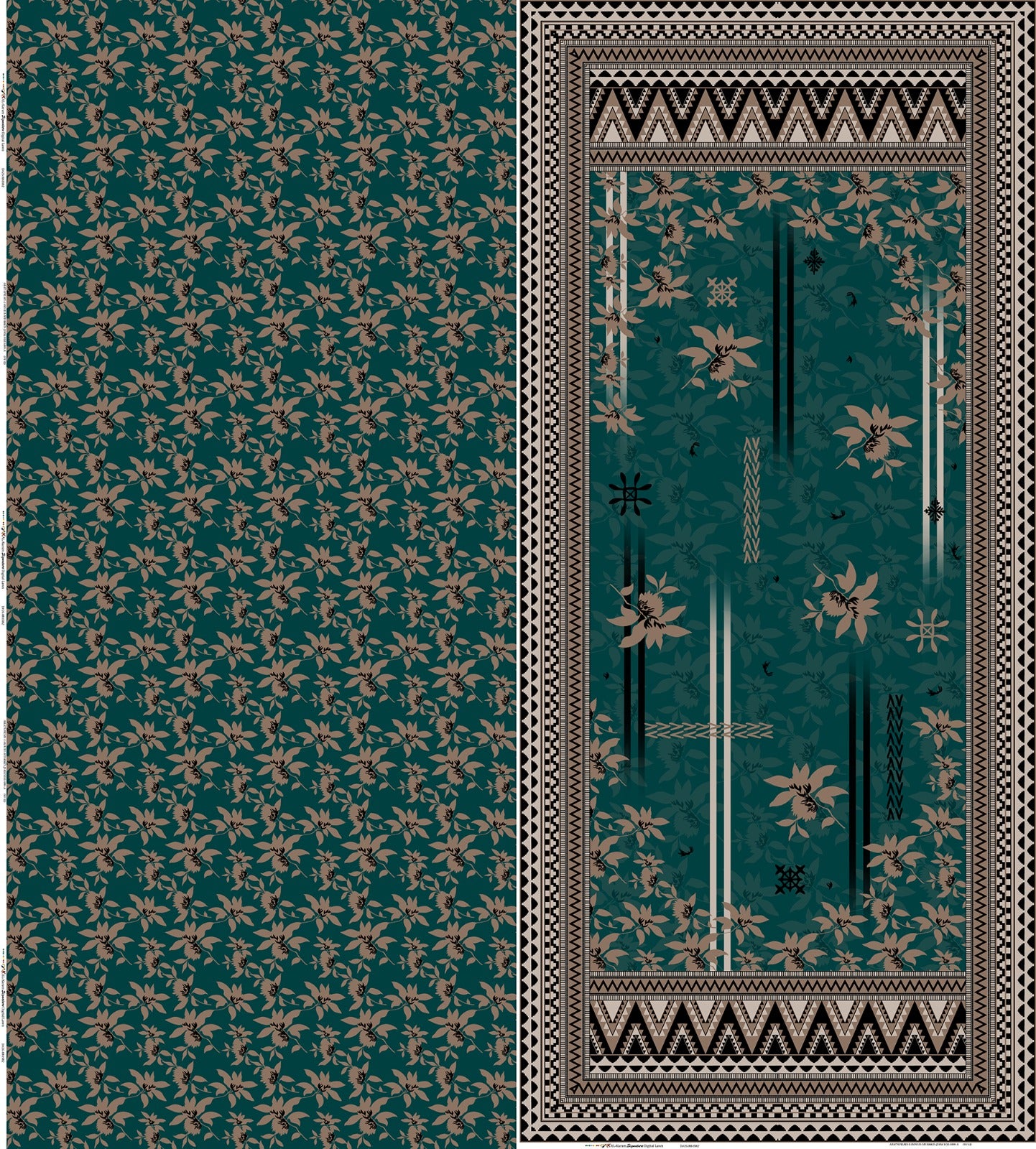 Al karam Signature Digital AIR JET fabric