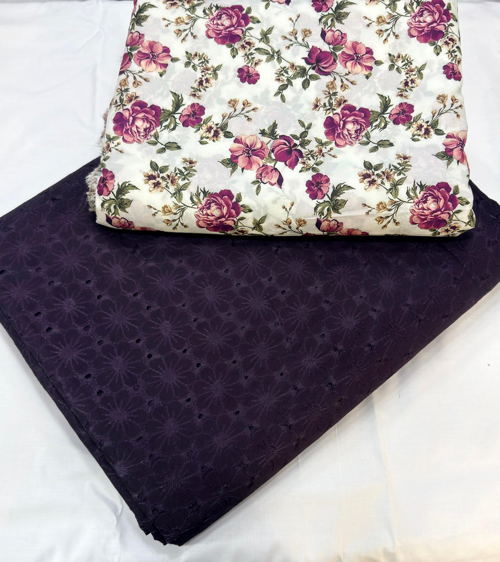 Chicken Kari Shirt With Printed Trouser