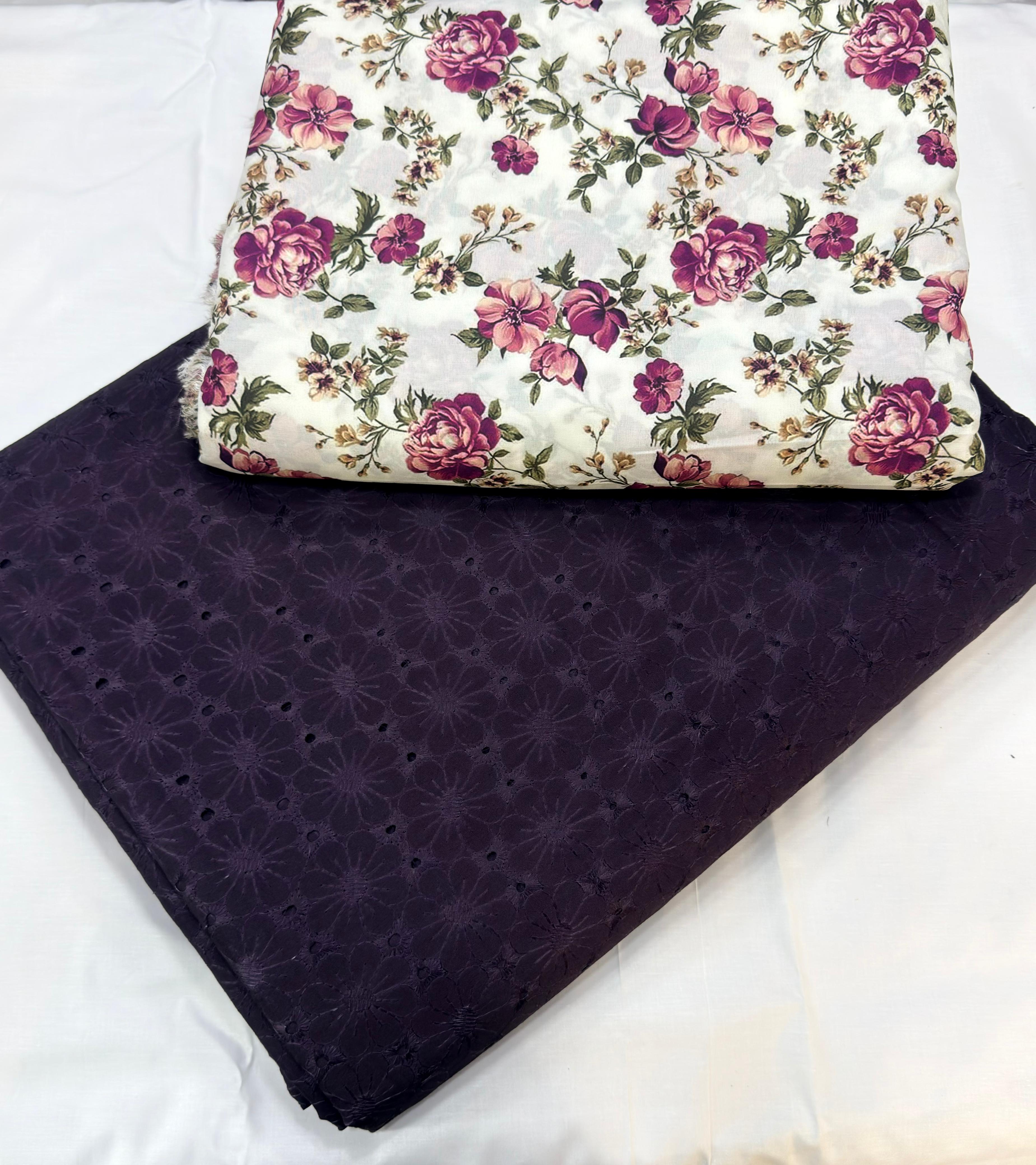 Chicken Kari Shirt With Printed Trouser