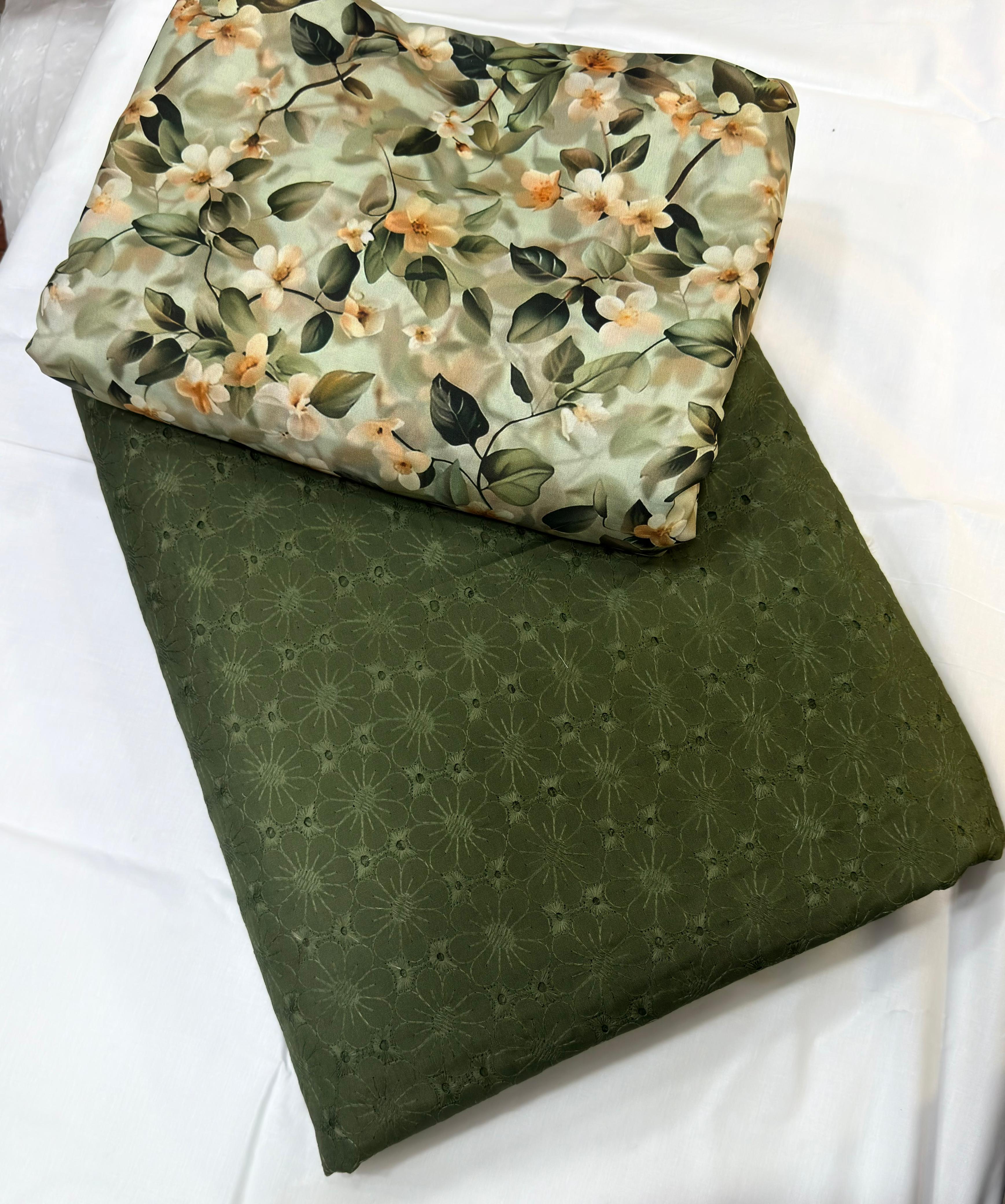 Chicken Kari Shirt With Printed Trouser