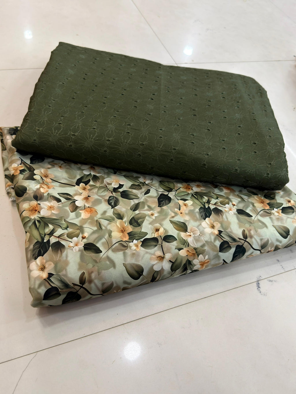Chicken Kari Shirt With Printed Trouser