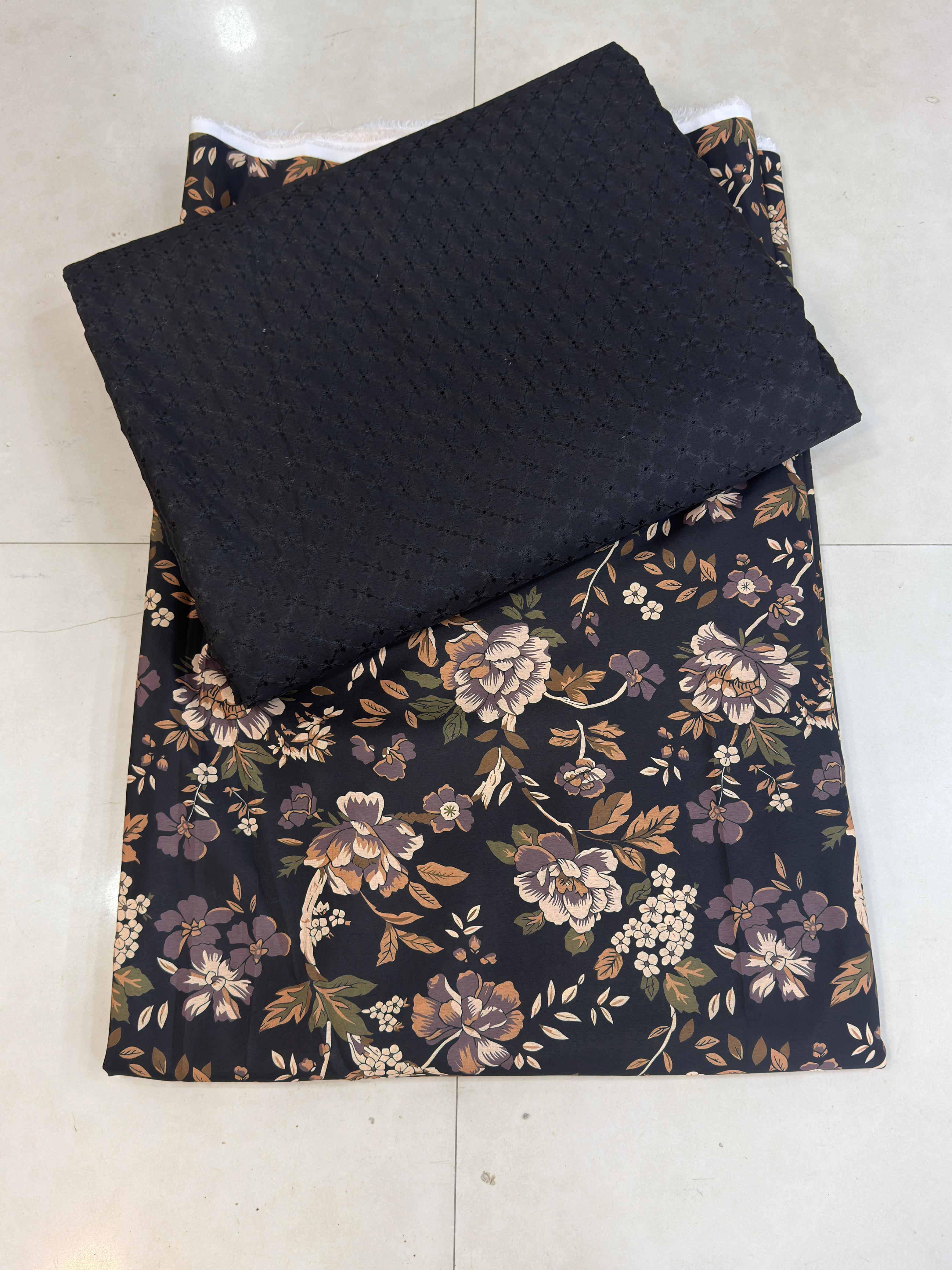 Chicken Kari Shirt With Printed Trouser