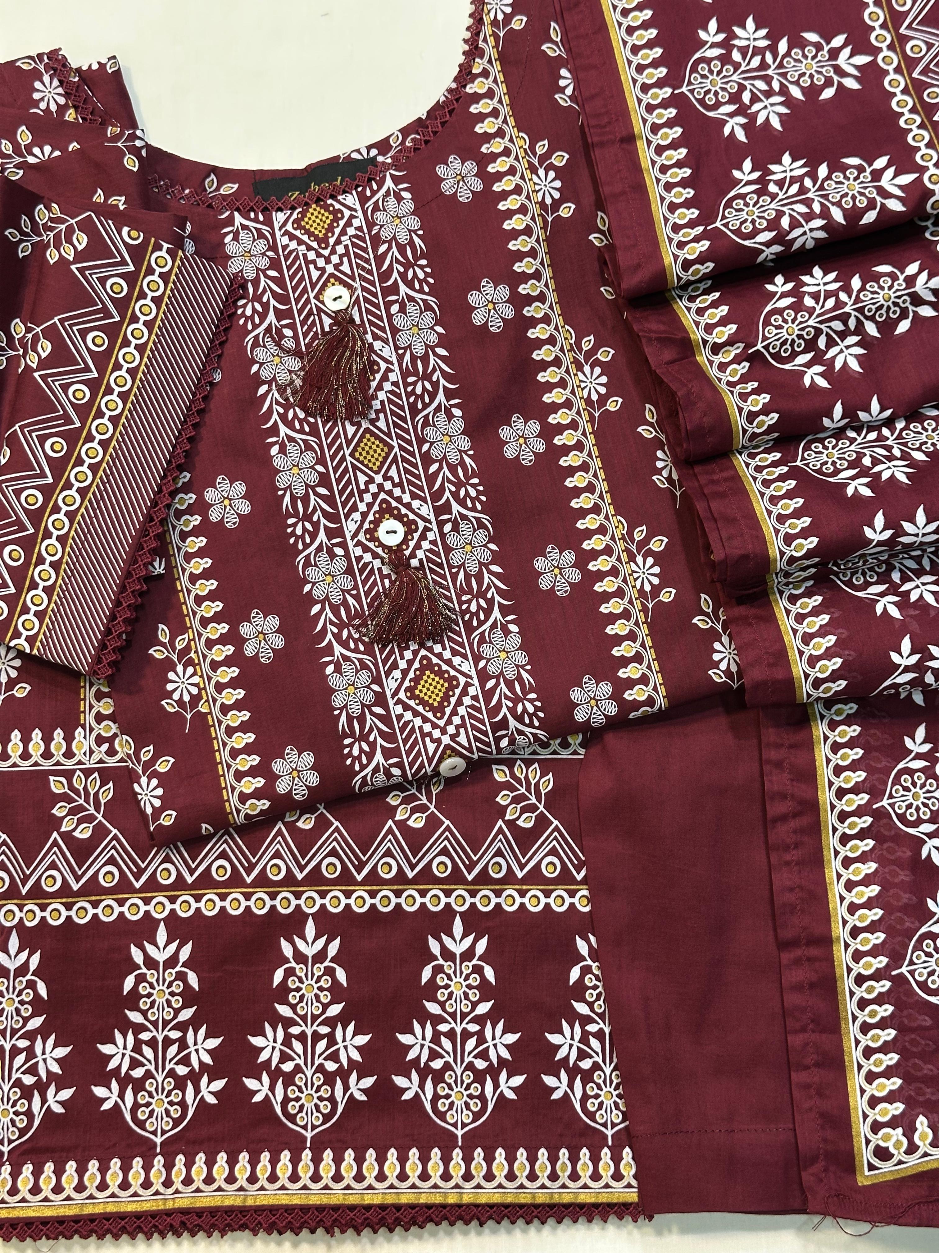 3 Piece Stitched Collection