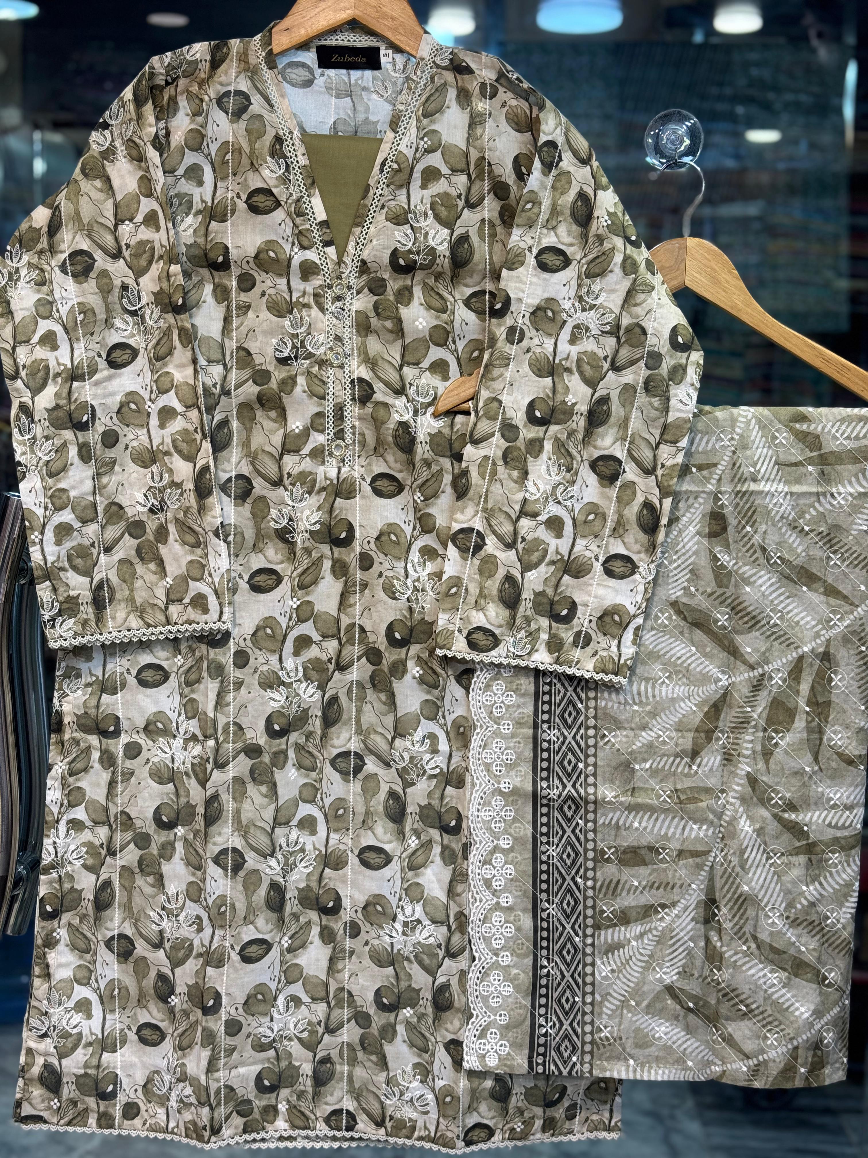 EID FESTIVE EMBROIDERED 3 PCS