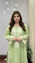 PISTA SAPPHIRE EMBROIDERED 3 PCS