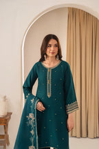SAFIRA EMBROIDERED 3PC (PLAZO)