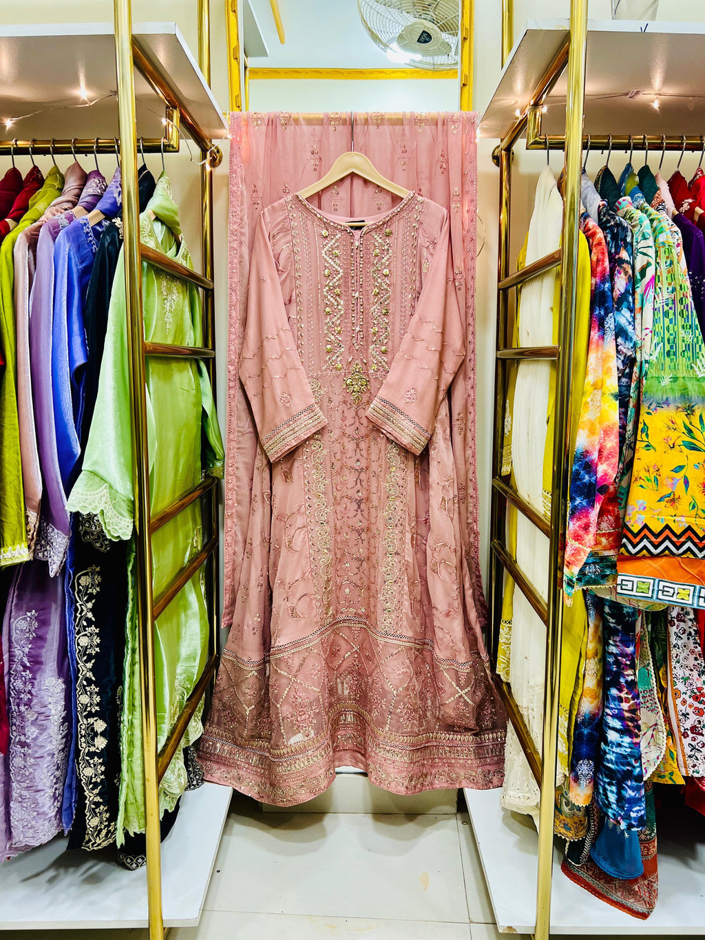 CHIFFON GOWN 3 PCS