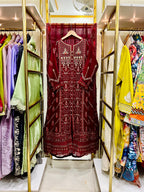 CHIFFON GOWN 3 PCS