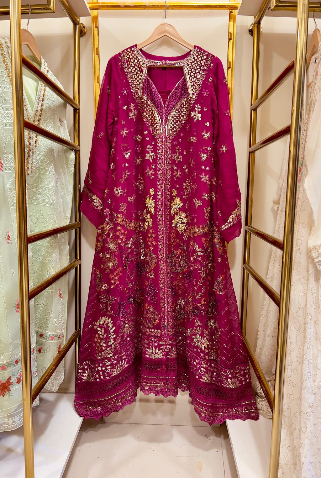 CHIFFON GOWN 3 PCS