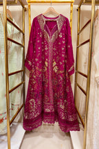 CHIFFON GOWN 3 PCS