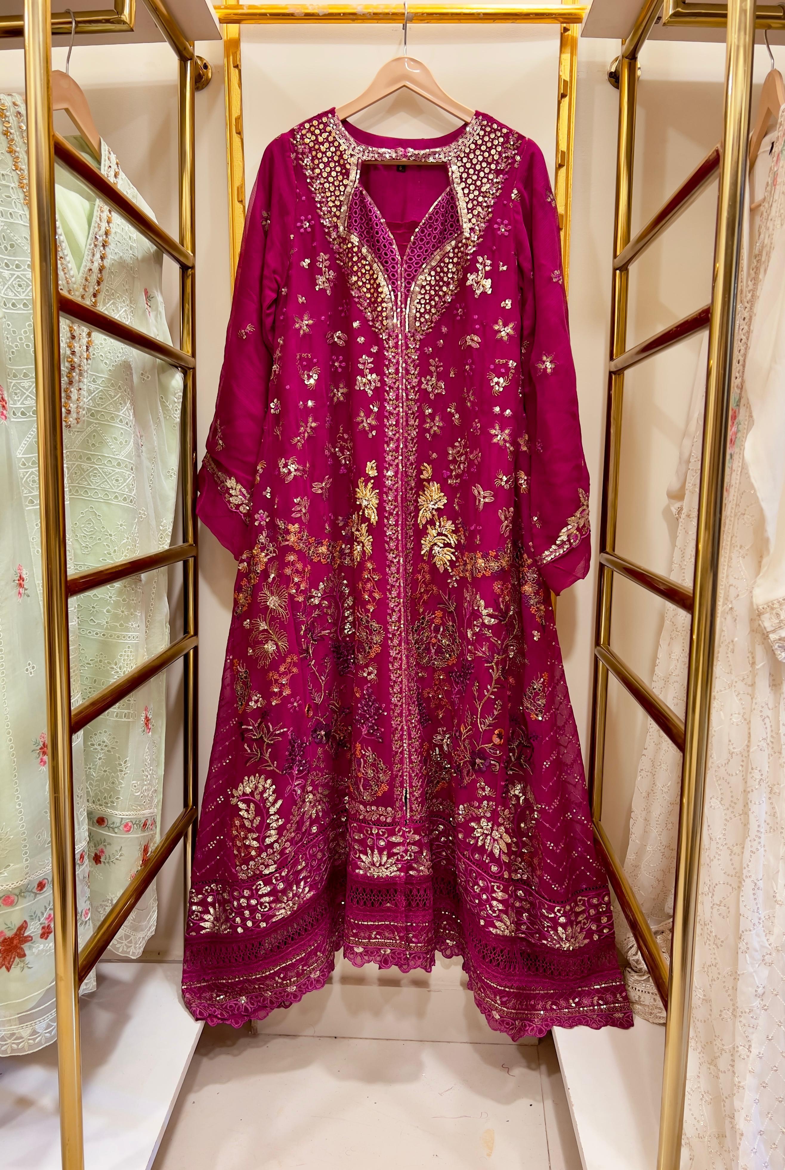 CHIFFON GOWN 3 PCS