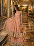 Eid Collection  Full Sequin & Thread Work Flairy Maxi