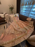 Eid Collection  Full Sequin & Thread Work Flairy Maxi