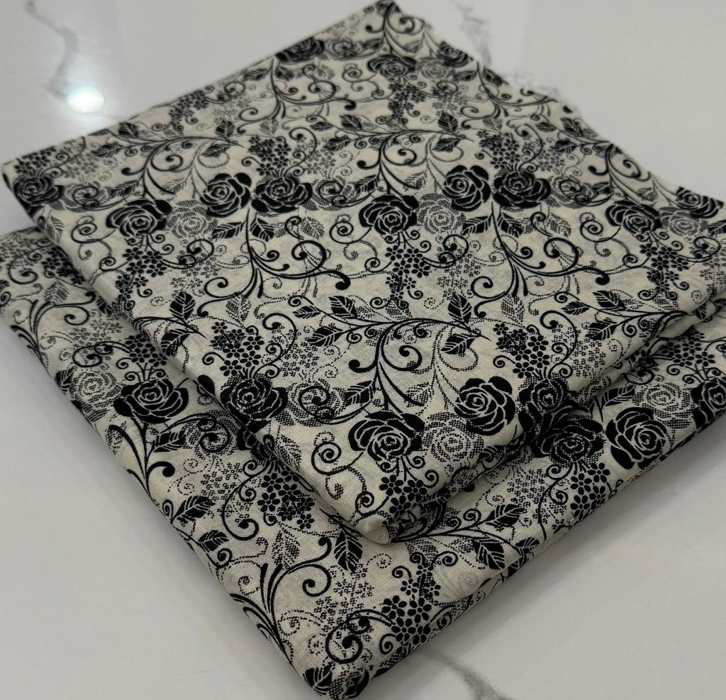 Black -White  & Candy Pop  Most Trending Printed 2 Pcs Collection