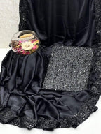 New Saree Colleciton With Shimri Blouse & Border Fall