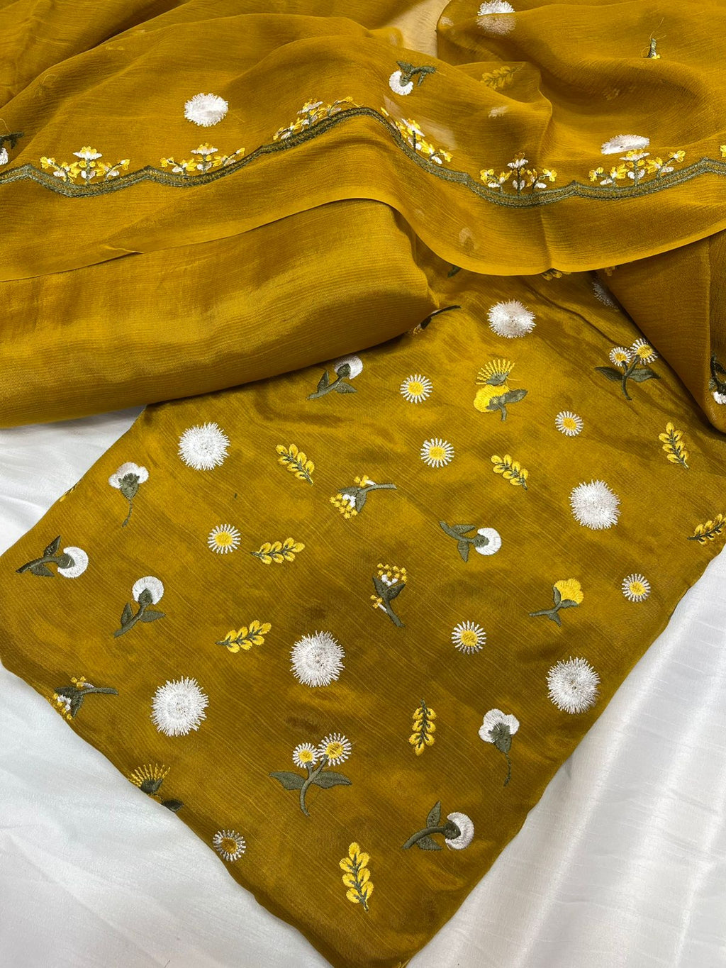 Pak Pure Raw Silk Fabric 3D Style Design