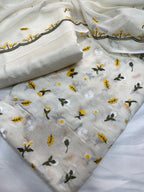 Pak Pure Raw Silk Fabric 3D Style Design