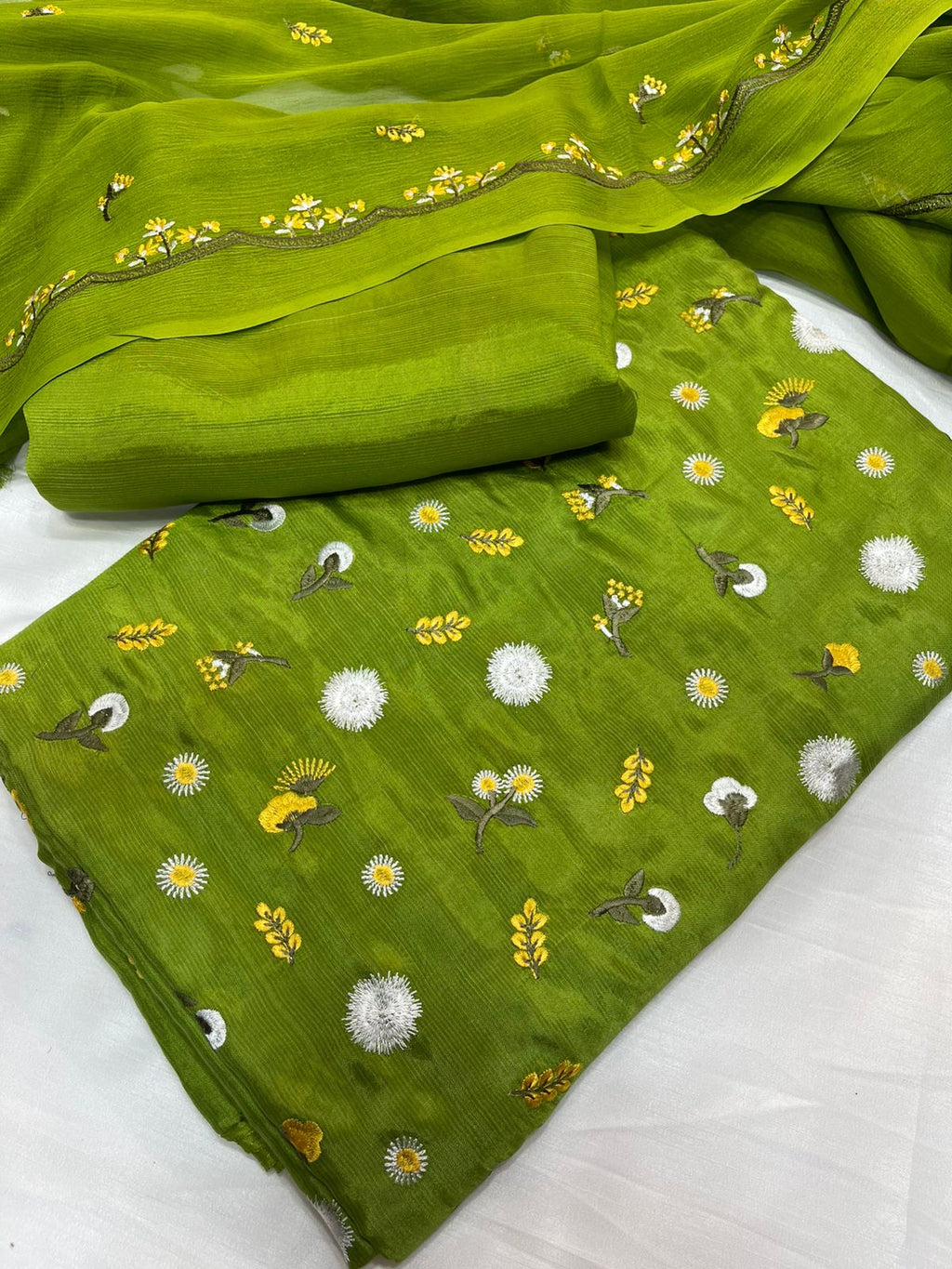 Pak Pure Raw Silk Fabric 3D Style Design
