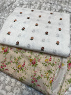 PURE LAWN CHICKEN KARI CUTWORK SHIRT WITH PURE LAWN PRINT TROUSER