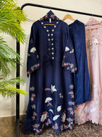 Trendy Farshi Kaftan  3 Pcs Luxury Silk