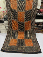 Pure Shamooz Silk Ajrak Organic Print
