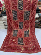 Pure Shamooz Silk Ajrak Organic Print