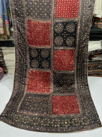 Pure Shamooz Silk Ajrak Organic Print