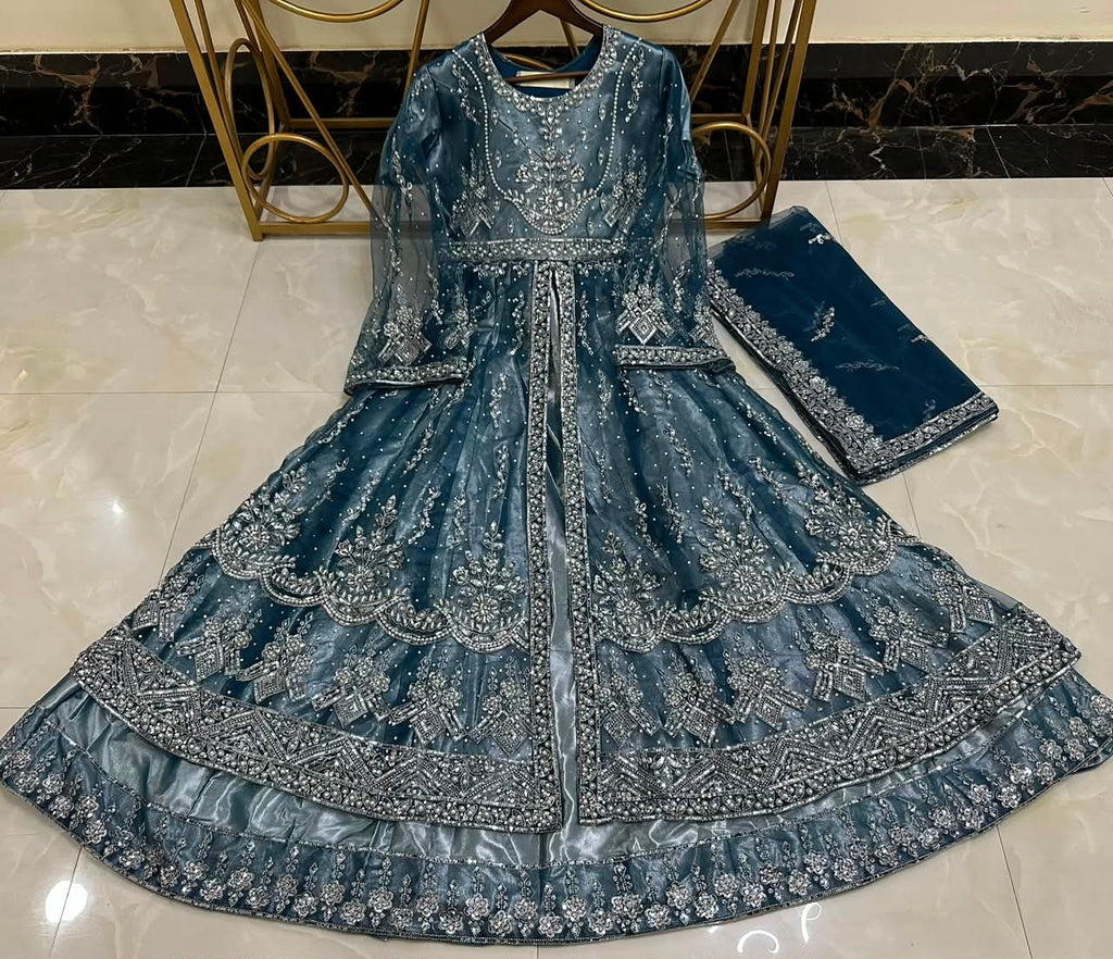Pure Net Ready To Wear Heavy Handwork