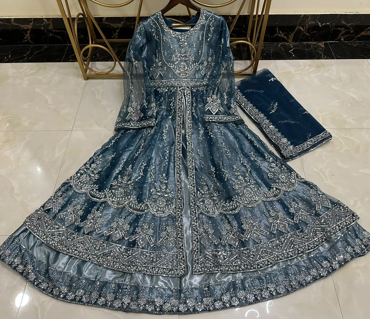 Pure Net Ready To Wear Heavy Handwork