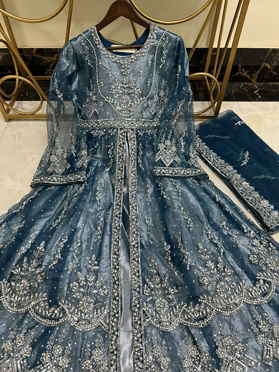 Pure Net Ready To Wear Heavy Handwork