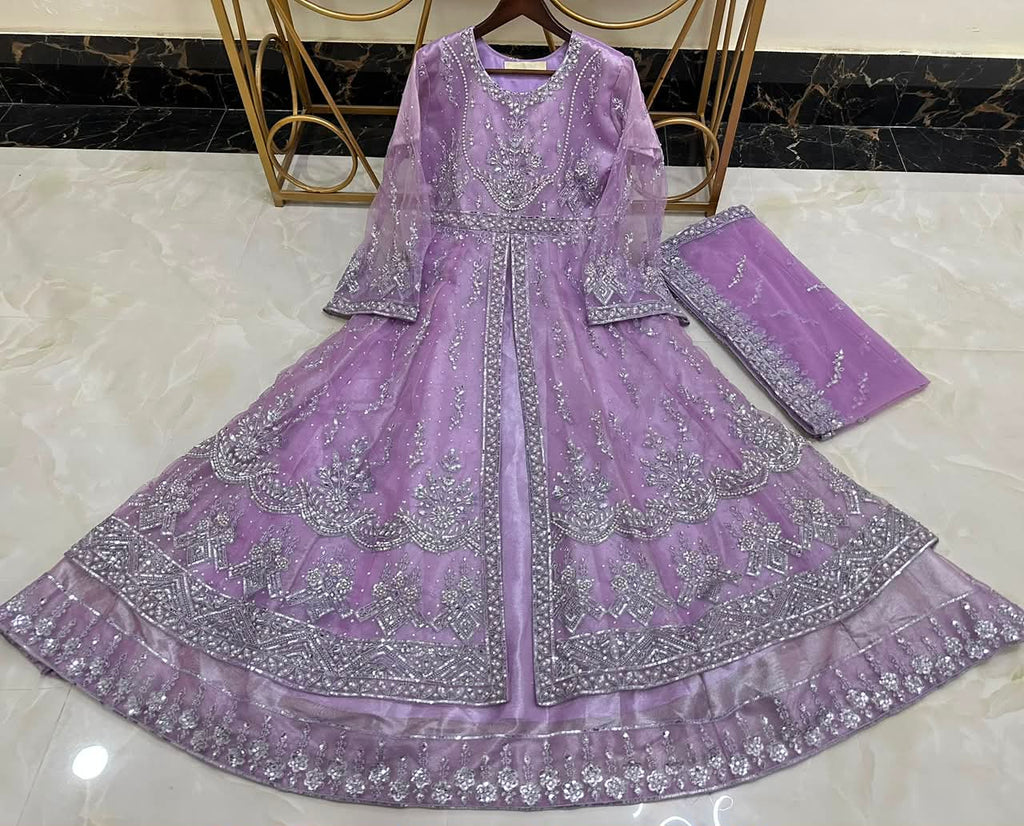 Pure Net Ready To Wear Heavy Handwork