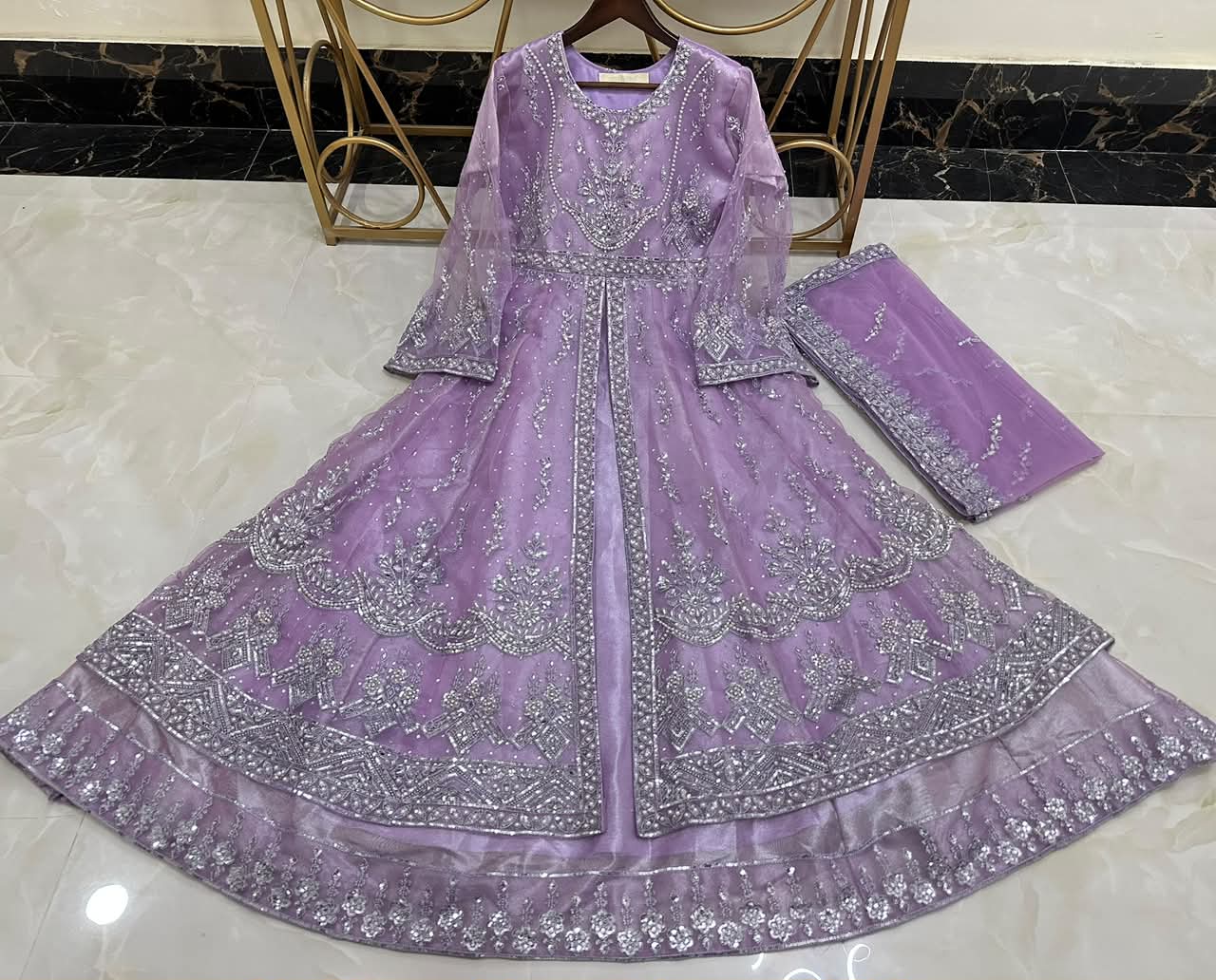 Pure Net Ready To Wear Heavy Handwork