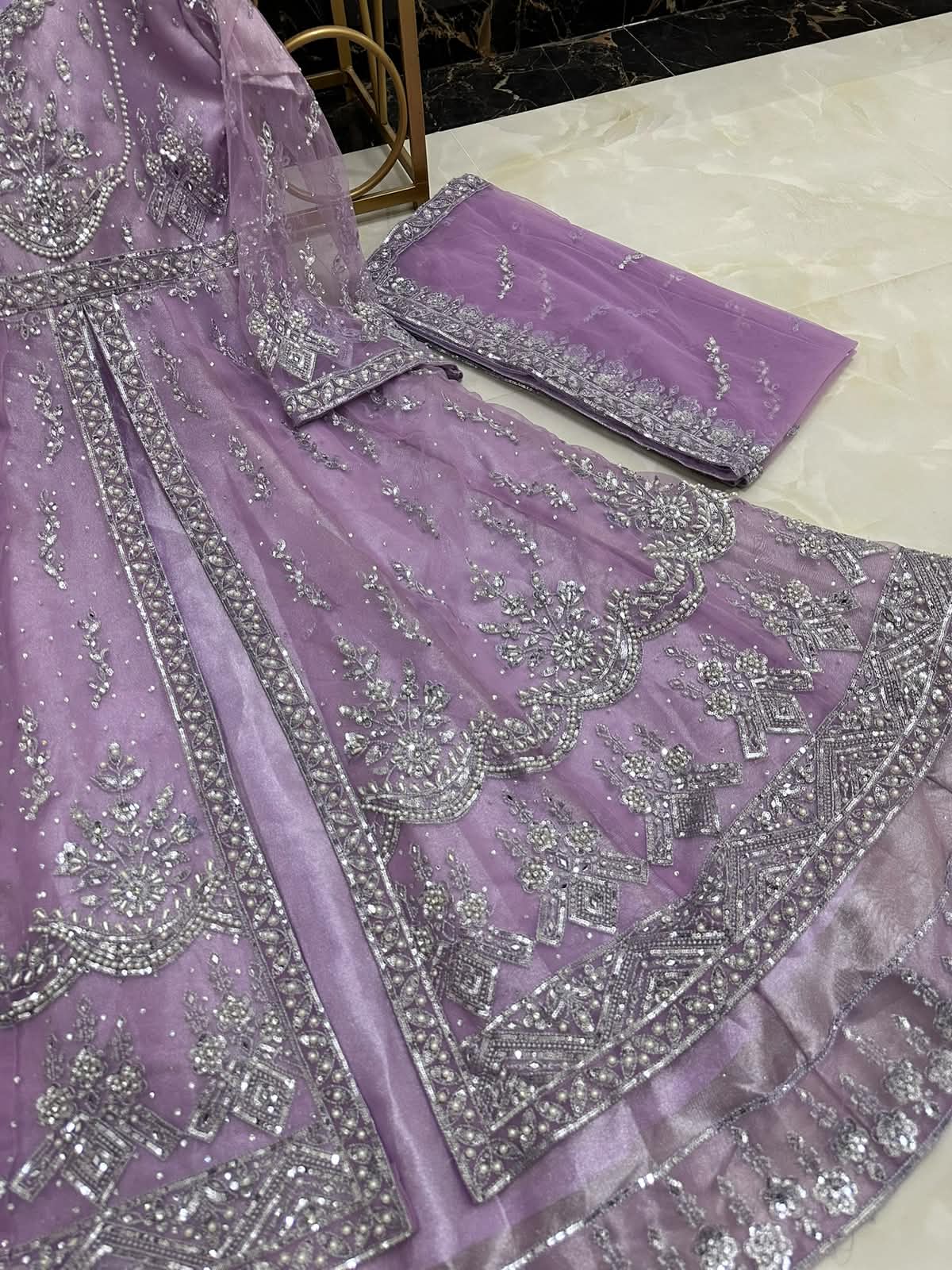 Pure Net Ready To Wear Heavy Handwork