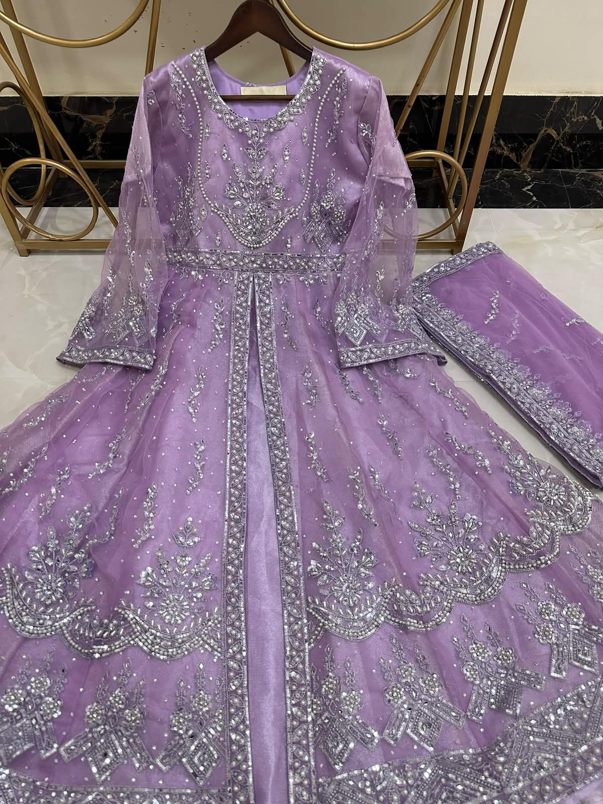 Pure Net Ready To Wear Heavy Handwork