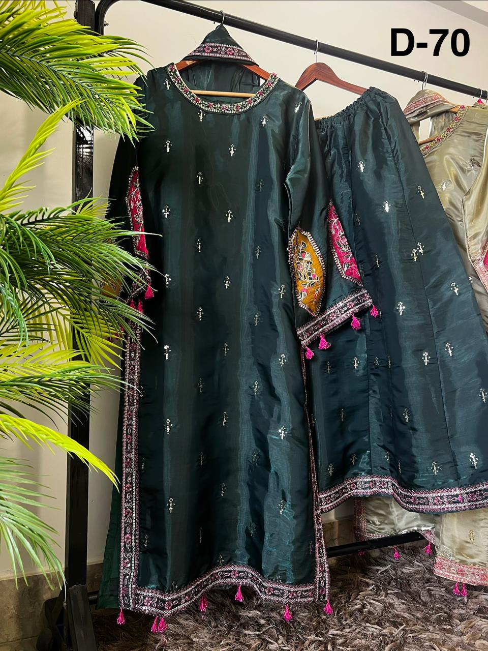 3 Pcs Sheesha Silk Luxury Pret
