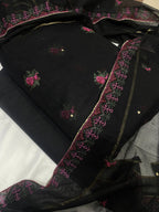 Crosstitch Khaadi Net Embroidered Suit 3 Pcs