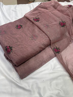 Crosstitch Khaadi Net Embroidered Suit 3 Pcs