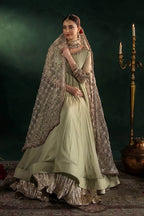 Crinkle Chiffon Hand Embroidered 3 Pcs
