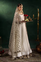 Crinkle Chiffon Hand Embroidered 3 Pcs