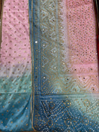 Luxury Medium Silk 3 Pcs Suit