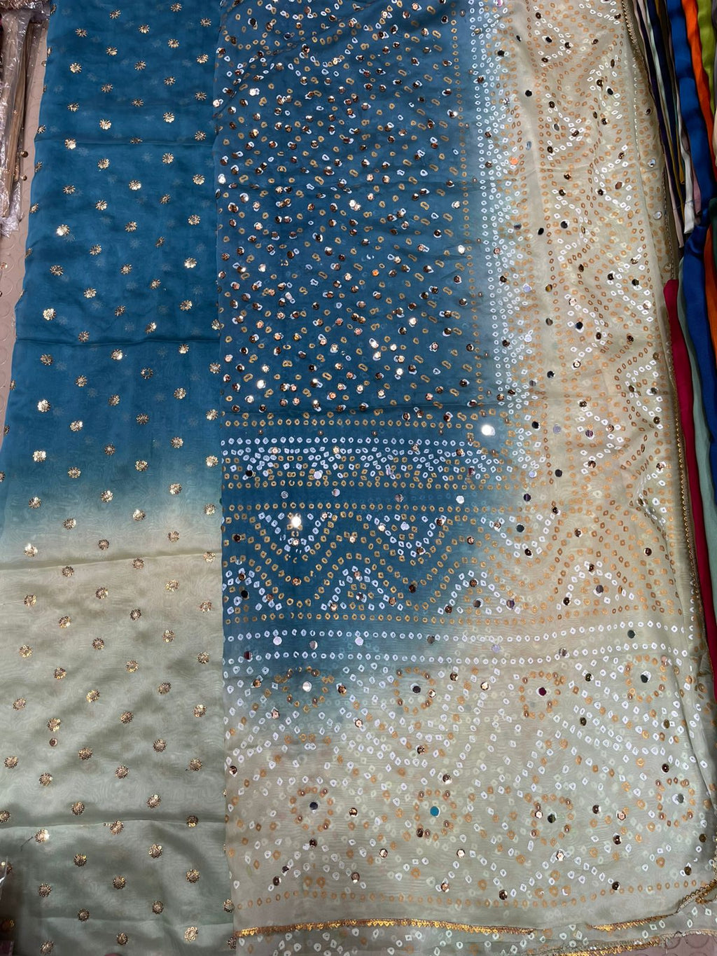 Luxury Medium Silk 3 Pcs Suit