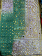 Luxury Medium Silk 3 Pcs Suit