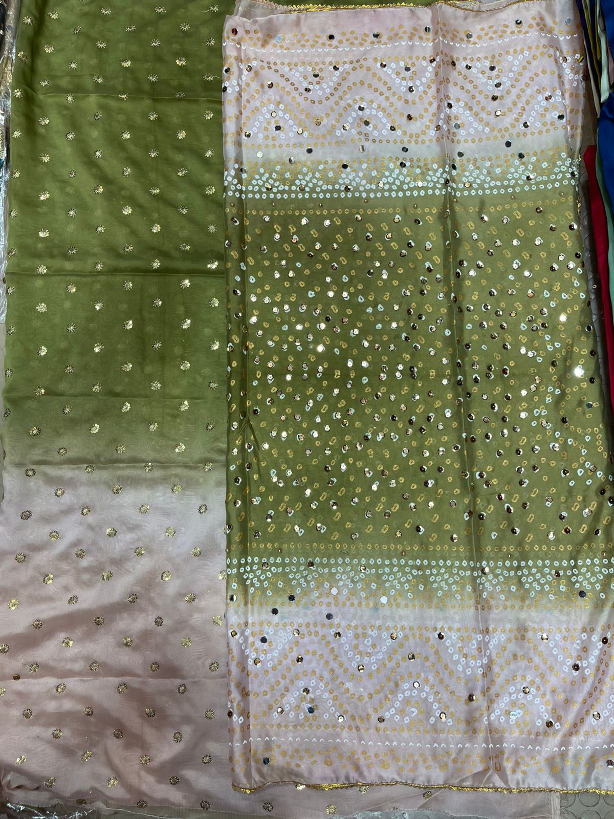 Luxury Medium Silk 3 Pcs Suit