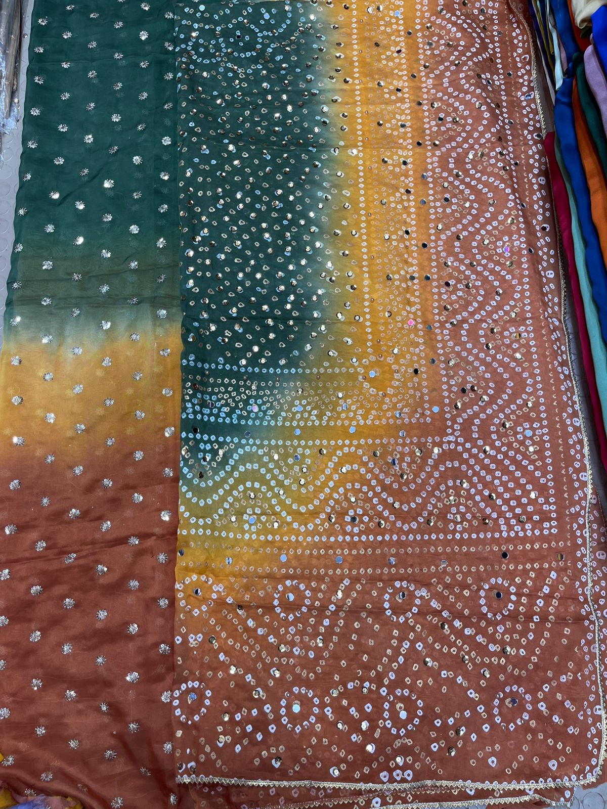Luxury Medium Silk 3 Pcs Suit
