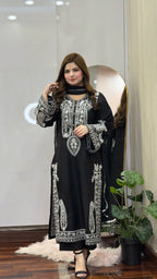 BLACK SAPPHIRE EMBROIDERED 3 PCS