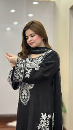 BLACK SAPPHIRE EMBROIDERED 3 PCS
