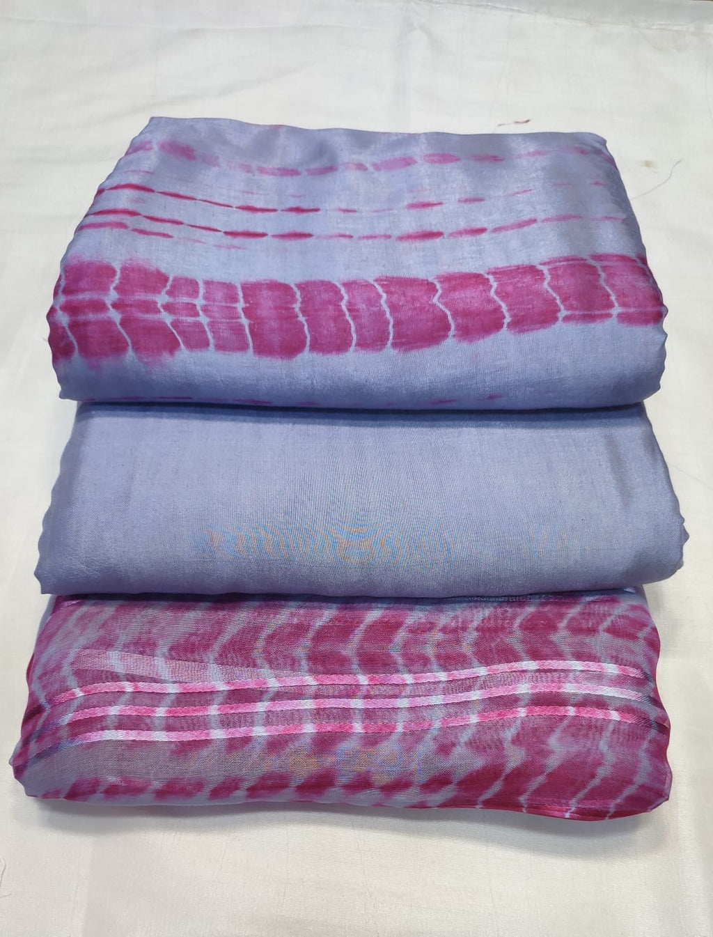 Cotton Silk Tye n Dye 3 Pcs